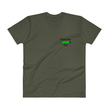 Load image into Gallery viewer, V-Neck Small Print T-Shirt